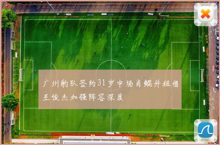 广州豹队签约31岁中场肖鲲并租借王俊杰加强阵容深度